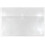 JAM PAPER Plastic Envelopes with Button & String Tie Closure - Large Booklet - 12 x 18 - Clear - 3/Pack 1