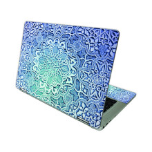 MightySkins Skin Compatível com HP Chromebook x360 14 (2021) - Azul Esculpido | Protetor e Durável
