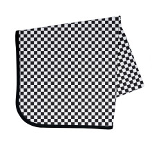 BapronBaby Black Checkerboard Splash Mat - Waterproof Catch-All for Under High Chairs Floors Tables Playtime or Arts & Crafts - Machine Washable -