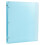 JAM PAPER Fichrio de plstico de 0,5 polegadas - Azul claro com 3 argolas - Vendido individualmente 2