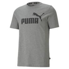 Puma Essentials Logo T-shirt fr mn (tillgnglig i stora och hga) Medium Grey Heather XX-Large