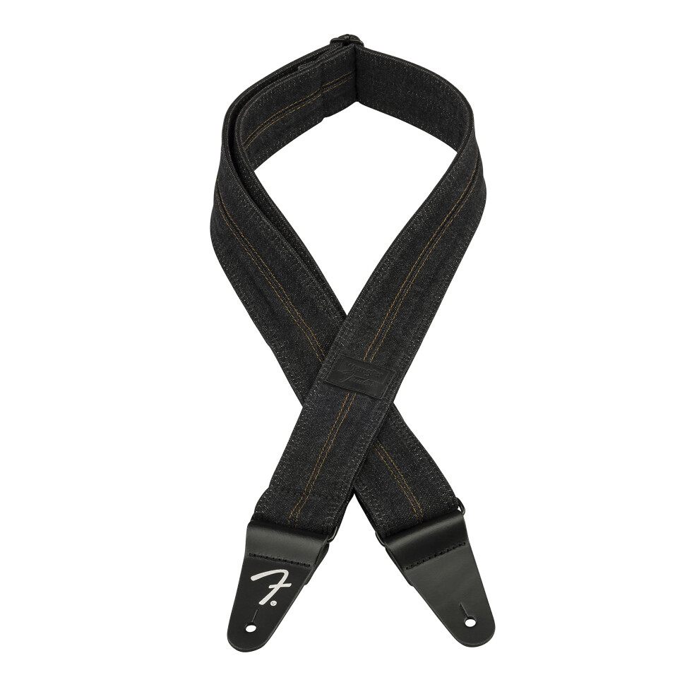 Fender X Wrangler - Tracolla Per Chitarra In Denim Rivettato-image