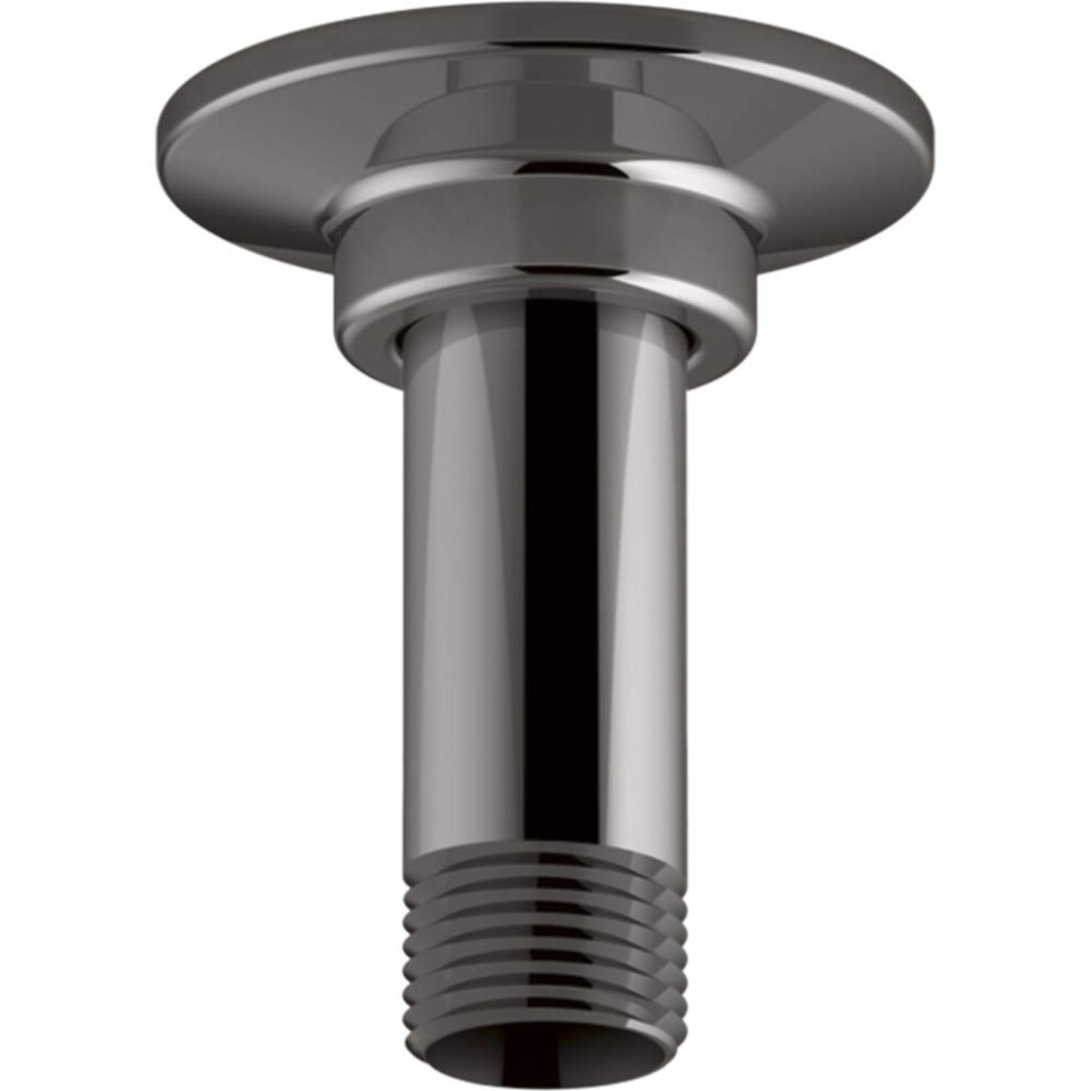 Photos - Other Bathroom Accessories Kohler 7396-TT 3"""" Straight Ceiling-Mount Showerarm and Flange Titanium 