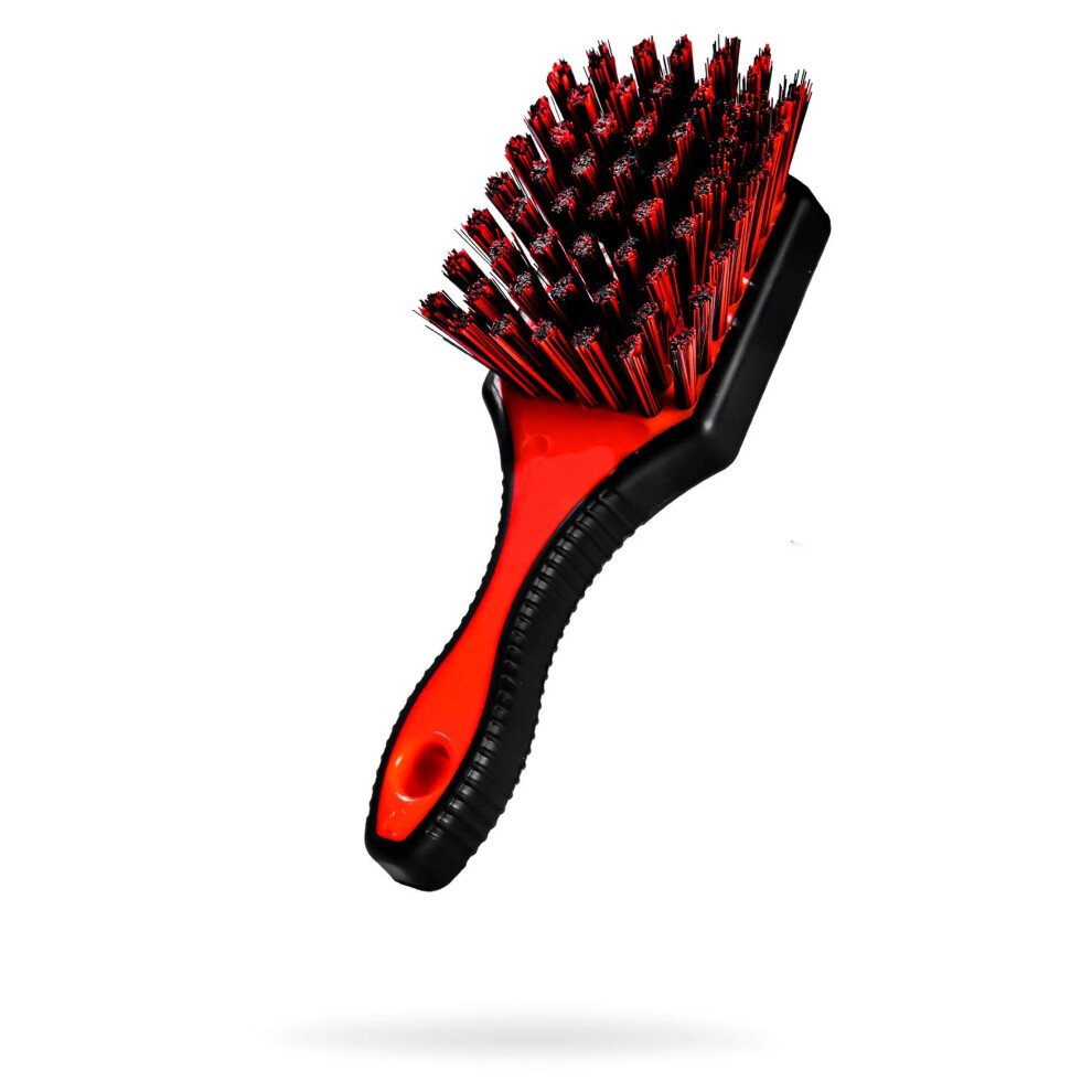 Adam's Polishes Tire Brush Premium Tire Brush for Car Detailing & Rubber Tire Car Cleaning| Use W/Tire Cleaner or All Purpose Cleaner & Before Ti