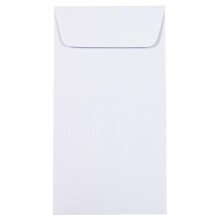 JAM PAPER #7 Coin Business Envelopes - 3 1/2 x 6 1/2 - White - 50/Pack