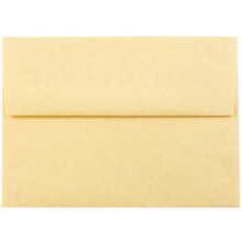 JAM PAPER A6 Parchment Invitation Envelopes - 4 3/4 x 6 1/2 - Antique Gold Recycled - 50/Pack