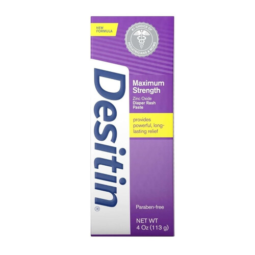 DESITIN Maximum Strength Original Diaper Rash Paste 3-Piece Variety Sizes 4 oz  2 oz  1 oz Bundle Pack 1