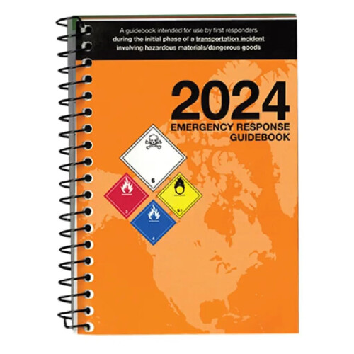 Labelmaster 2024 Guide d'Intervention d'Urgence (ERG) Relié Spiralé, Format Poche