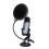 Dragonpad USA- 6"""" Microphone Studio Pop Filter with Clamp - WHT/BLK 2