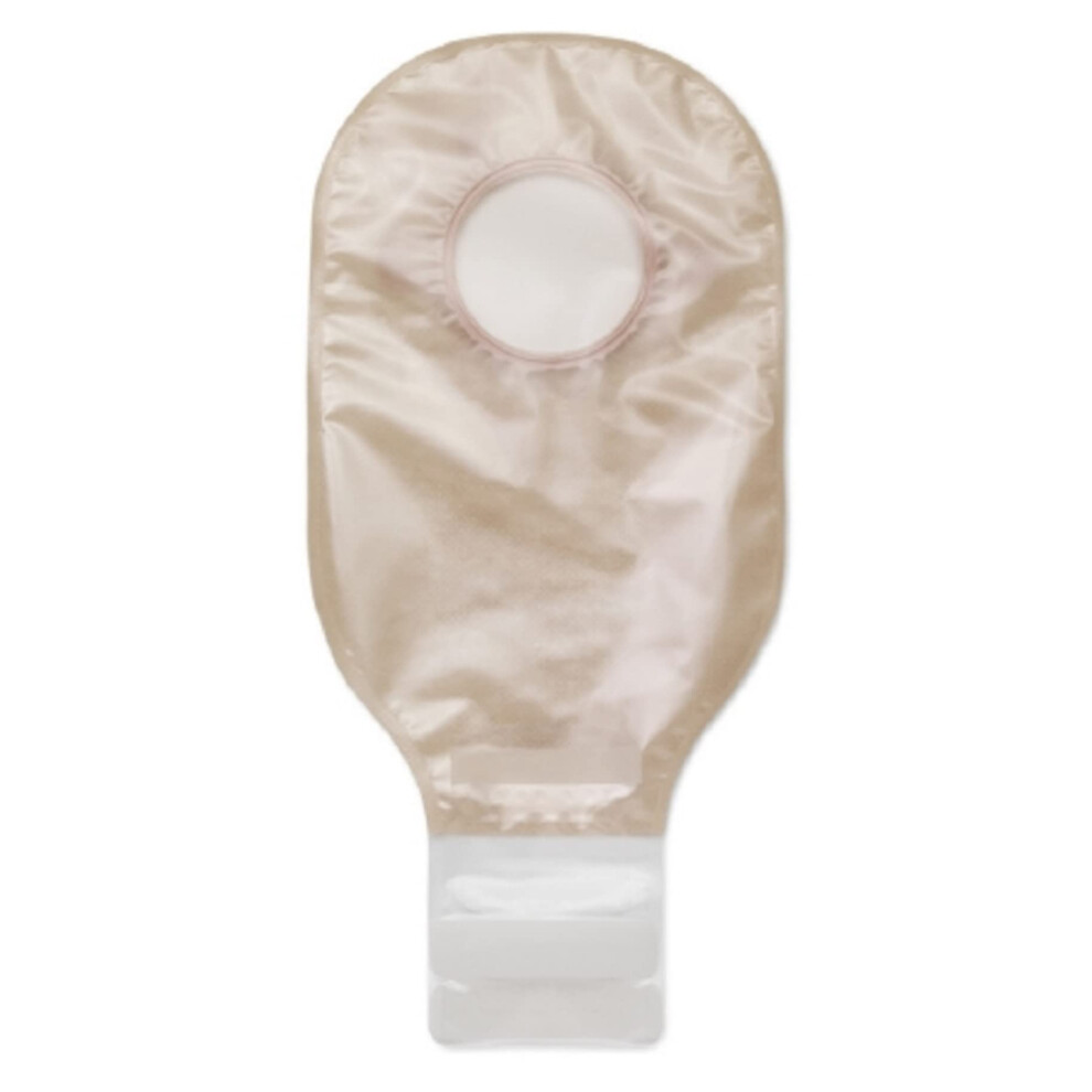 Hollister 18002 New Image 2-Piece 12  Drainable Ostomy Pouch  Green Color Code Match 10 Pack  Ultra-Clear - 1-3/4  Flange Size