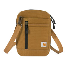 Carhartt Monedero Cruzado de Nylon Resistente al Agua con Correa Ajustable, Marrón