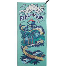 PackTowl Pers nliches ultraleichtes Mikrofaser-Camping- und Reisehandtuch Flow Print Body