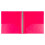 JAM PAPPER Plast 1 tums prm - Fuchsia rosa 3 ringprm - sljs styckvis 4