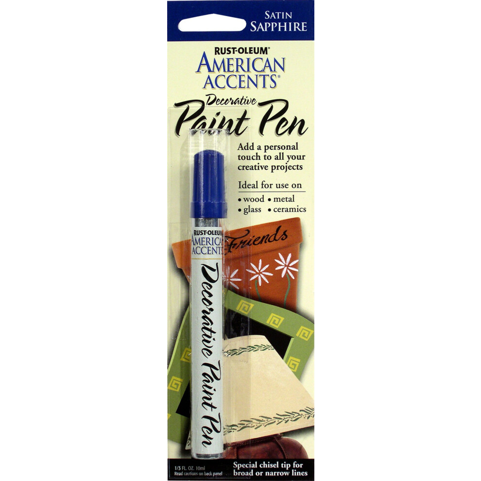 Rust-Oleum 215155 Sapphire Satin Decorative Paint Pen (6-Pack) 6  0.5 Liters  11 Fl Oz