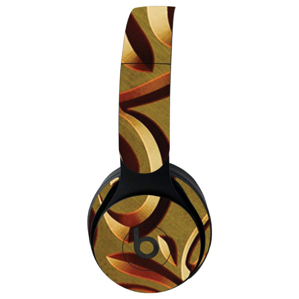 Skrka Mightyskins Do Sluchawek Bezprzewodowych Beats Solo Pro Mosaic Gold | Ochronna, Trwala I Wyjatkowa Okladka Z Naklejkami Winylowymi | Latwe W-image