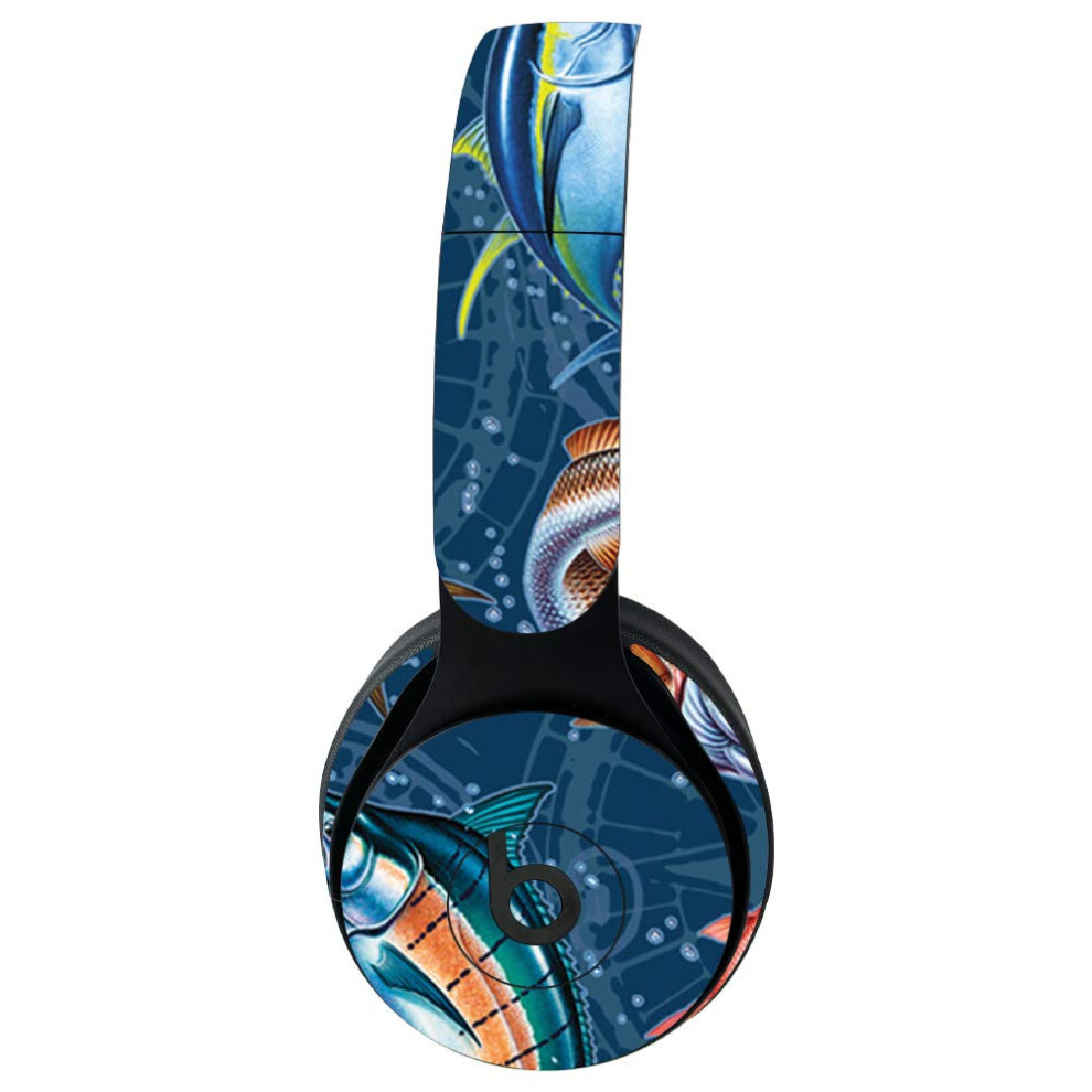 Mightyskins Skin For Beats Solo Pro Wireless Headphones - Saltwater Compass | Protective Durable And Unique Vinyl Decal Wrap Cover | Easy To Apply 719281166496