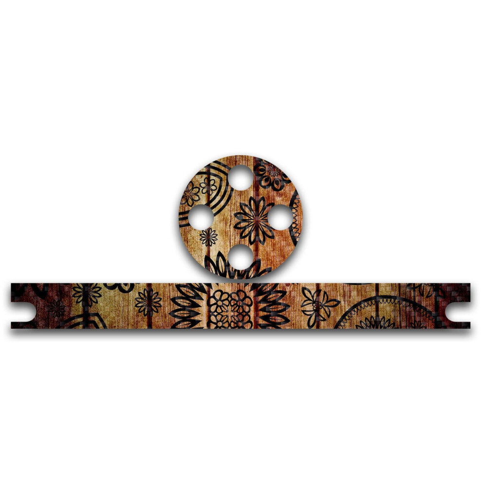 Mightyskins Carbon Fiber Skin For Amazon Echo Dot (2Nd Gen) - Wooden Floral | Protective Durable Textured Carbon Fiber Finish | Easy To Apply Remove 645239254628