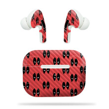 MightySkins Carbon Fiber Skin for Apple Airpods Pro - Anime Fan | Textured Carbon Fiber Finish | Easy to Apply Remove and Change Styles | Made in T