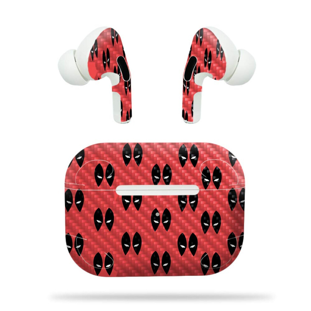 Mightyskins Carbon Fiber Skin For Apple Airpods Pro - Anime Fan | Textured Carbon Fiber Finish | Easy To Apply Remove And Change Styles | Made In Th 645239659553