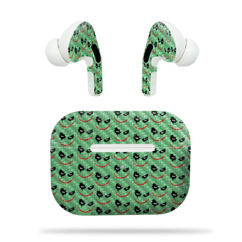 Mightyskins Carbon Fiber Skin For Apple Airpods Pro - Anime Fan | Textured Carbon Fiber Finish | Easy To Apply Remove And Change Styles | Made In Th 645239662393
