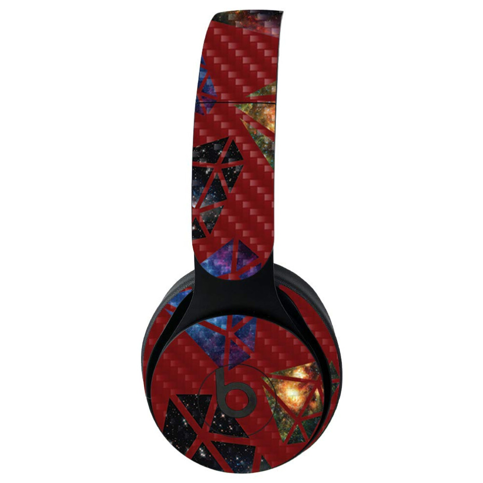 Mightyskins Carbon Fiber Skin For Beats Solo Pro Wireless Headphones - Diamond Galaxy | Protective Durable Textured Carbon Fiber Finish | Easy To App 719281168810