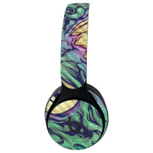 MightySkins Carbon Fiber Skin for Beats Solo Pro Wireless Headphones - Eyes and Teeth | Protective Durable Textured Carbon Fiber Finish | Easy to App