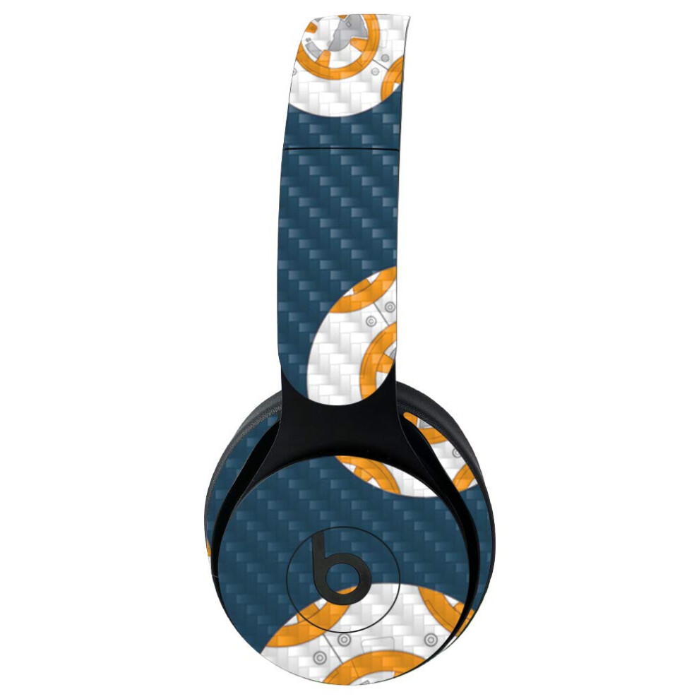 Mightyskins Carbon Fiber Skin For Beats Solo Pro Wireless Headphones - Mini Galaxy Bots | Protective Durable Textured Carbon Fiber Finish | Easy To A 719281169787