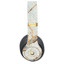 MightySkins Carbon Fiber Skin for Beats Studio 3 Wireless - Antique Marble | Protective Durable Textured Carbon Fiber Finish | Easy to Apply Remove