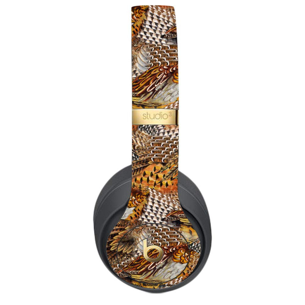 Mightyskins Carbon Fiber Skin For Beats Studio 3 Wireless - Pheasant Feathers | Protective Durable Textured Carbon Fiber Finish | Easy To Apply Remo 736684545710