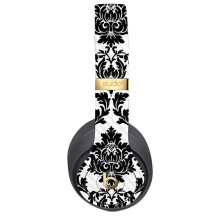 MightySkins-hiilikuitukuori Beats Studio 3 Wireless -kuulokkeille - Vintage Damask | Suojaava ja kest v teksturoitu hiilikuituviimeistely | Help