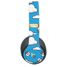 MightySkins Carbon Fiber Skin for Beats Studio 3 Wireless - Unicorn Clouds | Protective Durable Textured Carbon Fiber Finish | Easy to Apply Remove