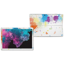 MightySkins Carbon Fiber Skin para Microsoft Surface Pro 6 - Splash of Color | Acabamento Texturizado e Protetor