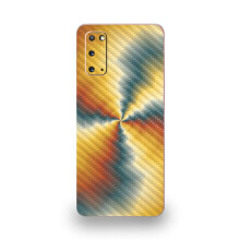 MightySkins Carbon Fiber Skin for Samsung Galaxy S20 - Eye of The Storm | Protective Durable Textured Carbon Fiber Finish | Easy to Apply | Made in