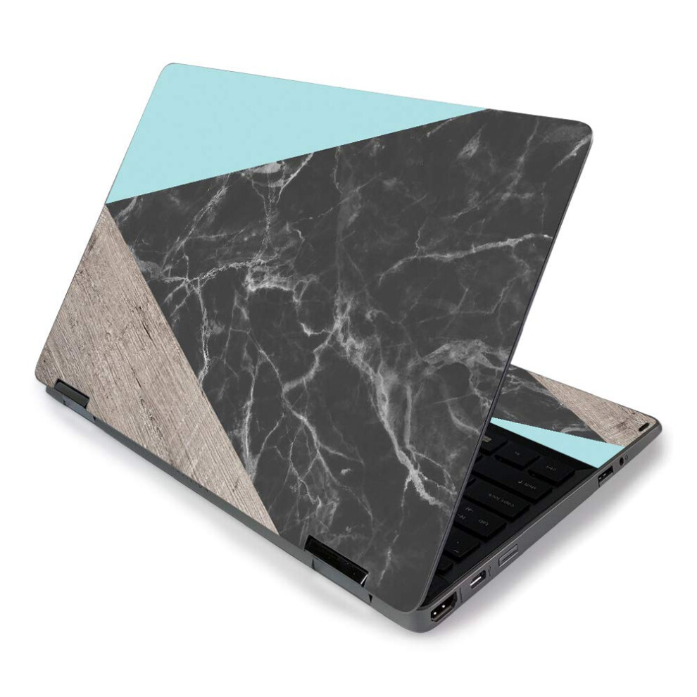 Mightyskins Skin For Hp Pavilion X360 11"""" (2019) - Wood And Marble | Protective Durable And Unique Vinyl Decal Wrap Cover | Easy To Apply Remove 719281465582
