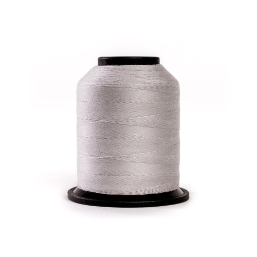 Finesse Thread Solid Colors | 100% Polyester  3ply  50wt | Thread Cones | 100% Polyester Thread for Quilting and Sewing (Smokey Quartz  5 500 Yar