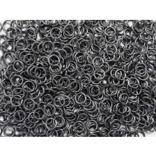 Hlin   kov    kr      ky Chainmail Joe s hmotnostou 1/2 libry, b   rlivo    ed   , eloxovan   , 14G, vn   torn    priemer 3/8"""" (725 kr      kov)