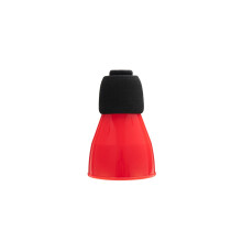 PAMPET TIPPER Franse Hoorn Demper Lichtgewicht Oefen Demper (Rood)