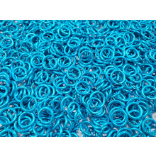 Hlin   kov    kr      ky Chainmail Joe s hmotnostou 1/2 libry, tyrkysov   , eloxovan   , 16G, vn   torn    priemer 9/32"""" (1650+ kr      kov)