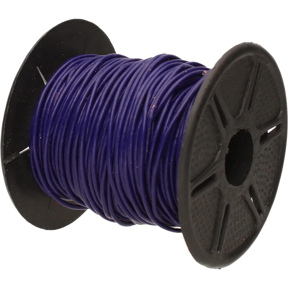 The Beadsmith Lederband Violett 1 Mm Spule 25 Yards/22,86 Meter Indisches Lederband, Ideal Zum Flechten Von Perlenketten, Feinen Schnrun-image