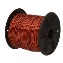 Perlsmed læderledning - Metallisk kobber -1 mm spole - 25 yards/22,86 meter - indisk læder thong ideel til fletning perler halskæder fine snøring