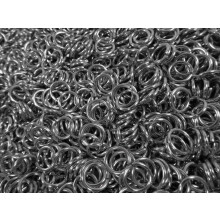 Chainmail Joe 1/2 font ezst eloxlt alumnium ugrgyuruk 14G 5/16"""" ID (850 gyuru)