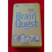 Brain Box Brain Quest utazsi krtyajtk a University Games ltal | Szrakoztat oktatsi kihvsokkal teli tanulsi jtk Travel Tinben | 8 ves ko