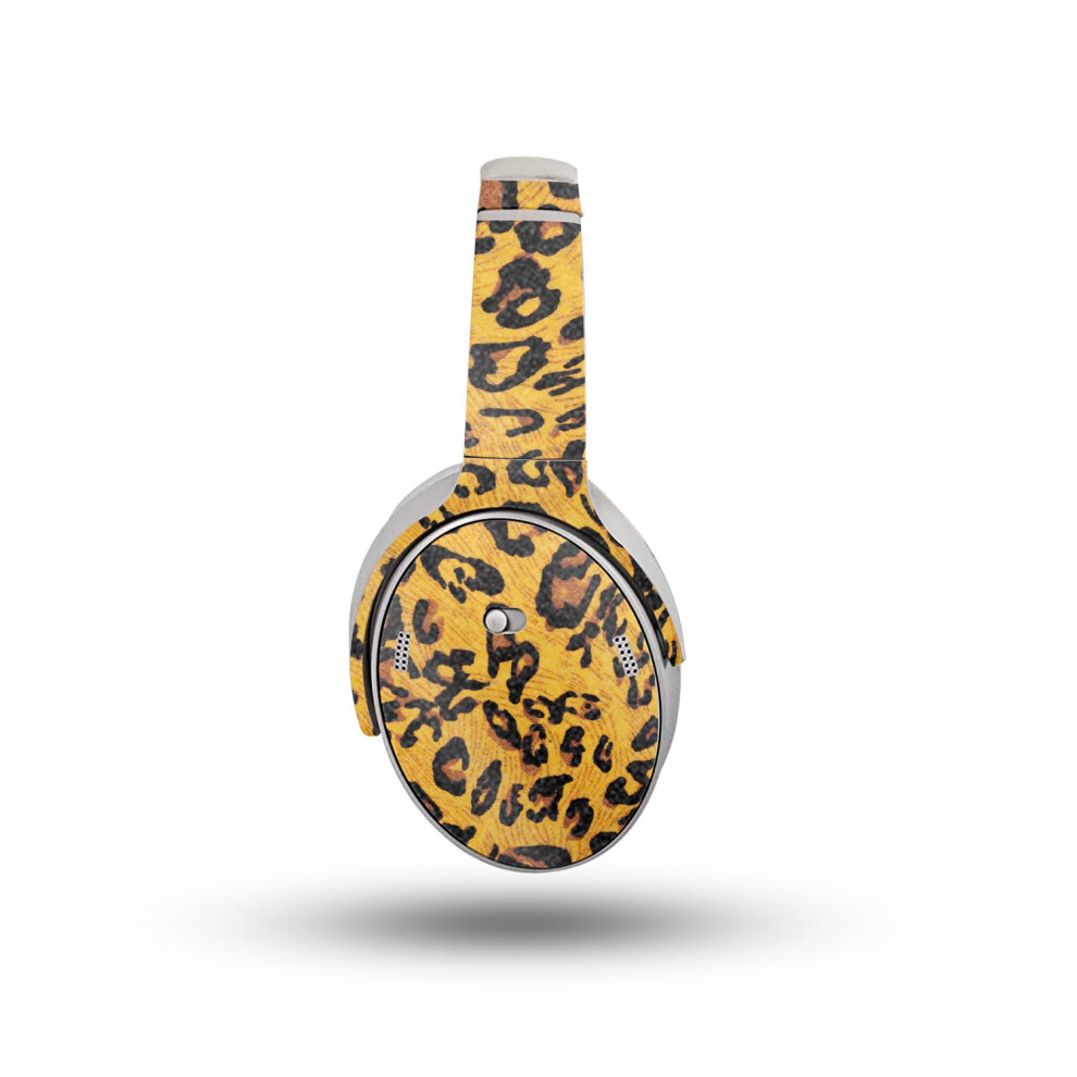 Glossy Glitter Headphone Skin Compatible with Bose QuietComfort Headphones (2023) - Cheetah Girl - Premium 3M Vinyl Protective Wrap Decal Cover - Easy-image-OPC-PGSGB2T-NEW