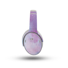 Glnzende Glitzer-Kopfhrer-Skin, kompatibel mit Bose QuietComfort-Kopfhrern (2023)  Zuckerwatte-Himmel  Premium-3M-Vinyl-Schutzfolie, Aufkle
