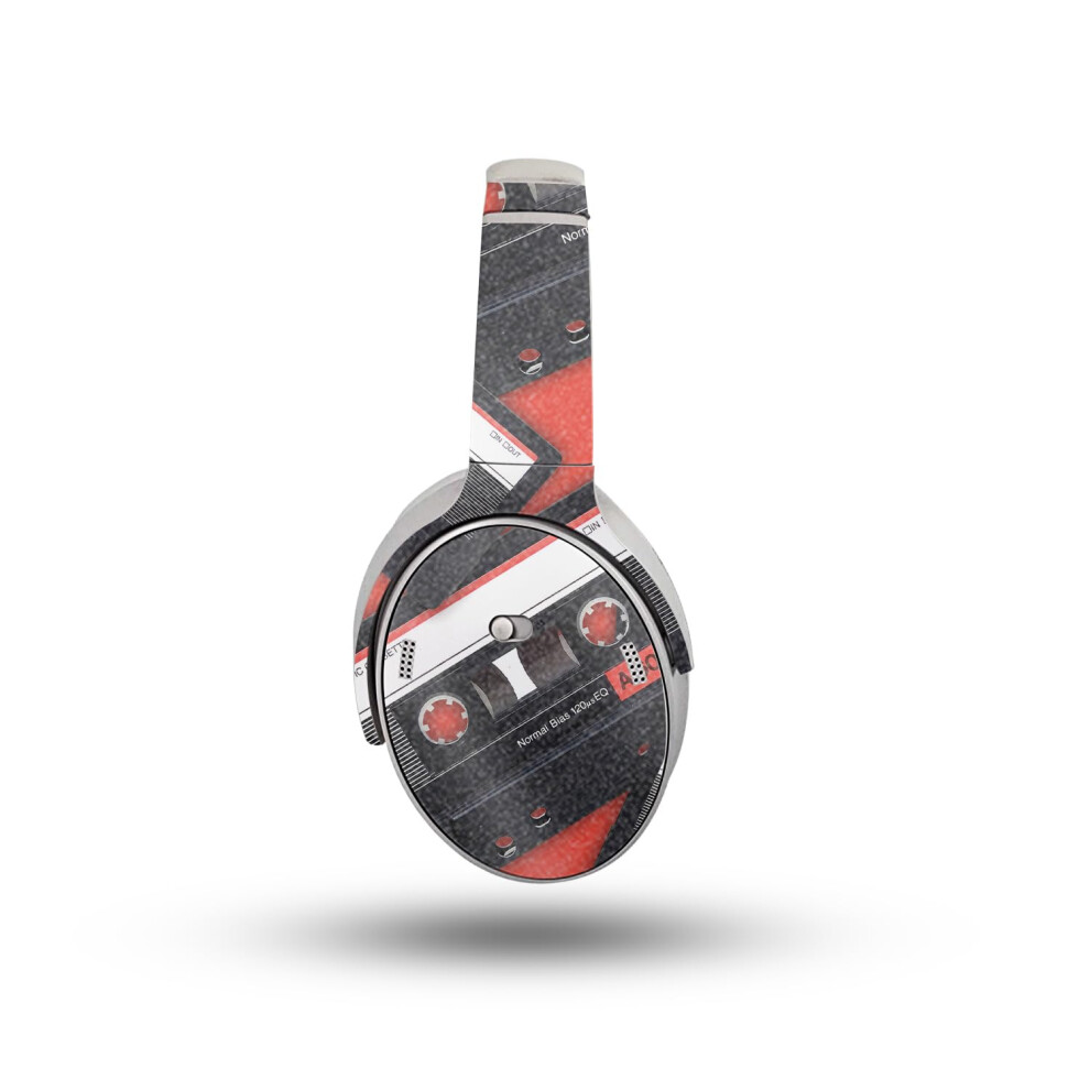 Glossy Glitter Headphone Skin Compatible With Bose Quietcomfort Headphones (2023) - Mixtape - Premium 3M Vinyl Protective Wrap Decal Cover - Easy To A 198164723344