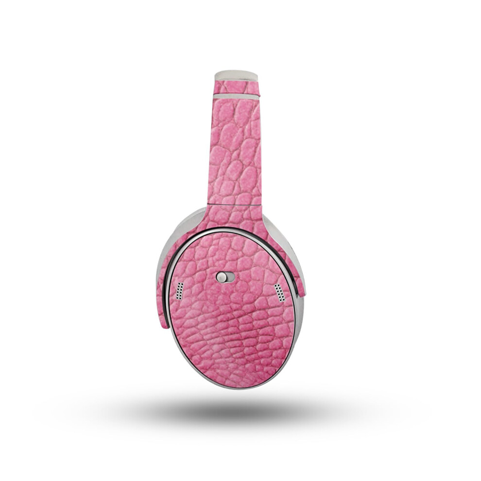 Glossy Glitter Headphone Skin Compatible With Bose Quietcomfort Headphones (2023) - Gator Skin - Premium 3M Vinyl Protective Wrap Decal Cover - E Pink 198164723856