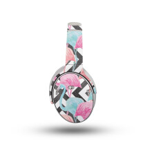 Glnzende Glitzer-Kopfhrer-Skin, kompatibel mit Bose QuietComfort-Kopfhrern (2023)  Pop Flamingo  Premium-3M-Vinyl-Schutzfolie, Aufkleber-Abd