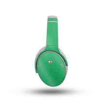 Glnzende Glitzer-Kopfhrer-Skin, kompatibel mit Bose QuietComfort-Kopfhrern (2023)  durchgehend grn  Premium-3M-Vinyl-Schutzfolie, Aufklebe