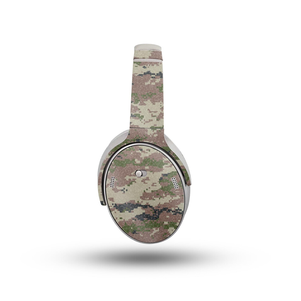 Glossy Glitter Headphone Skin Compatible With Bose Quietcomfort Headphones (2023) - Urban Camo - Premium 3M Vinyl Protective Wrap Decal Cover - Easy T 198164725645
