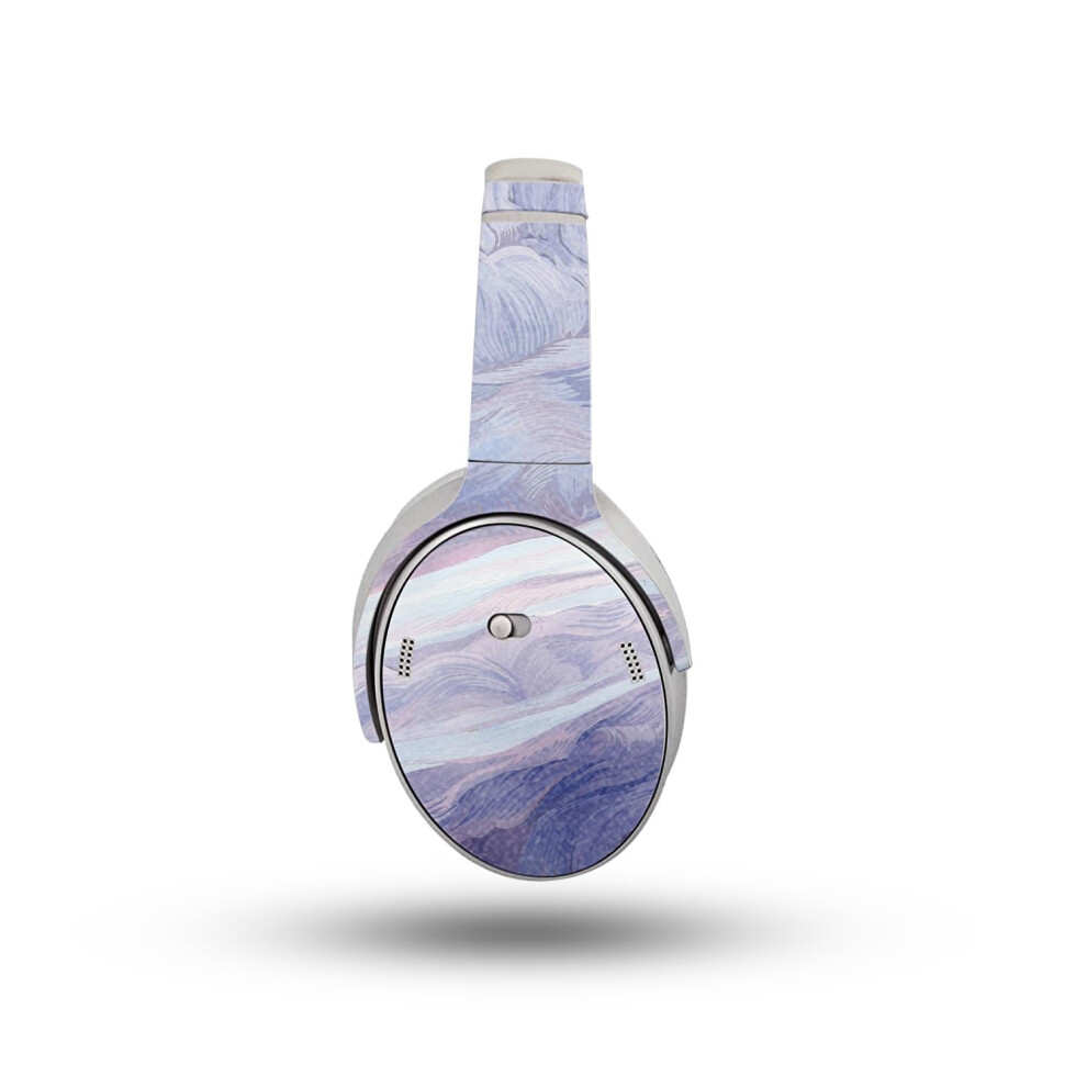 Glossy Glitter Headphone Skin Compatible With Bose Quietcomfort Headphones (2023) - Whirlwind - Premium 3M Vinyl Protective Wrap Decal Cover - Easy To 198164726031
